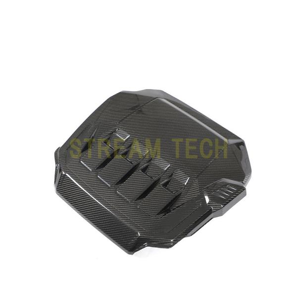 VW フォルクス ワーゲン ゴルフ8 GTI 2Lエンジン用 ドライカーボン エンジンカバー カーボ...