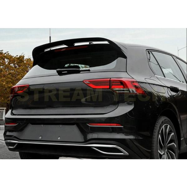 VW フォルクス ワーゲン ゴルフ8用 Rタイプ カーボン ルーフスポイラー リアルーフ ルーフウイ...