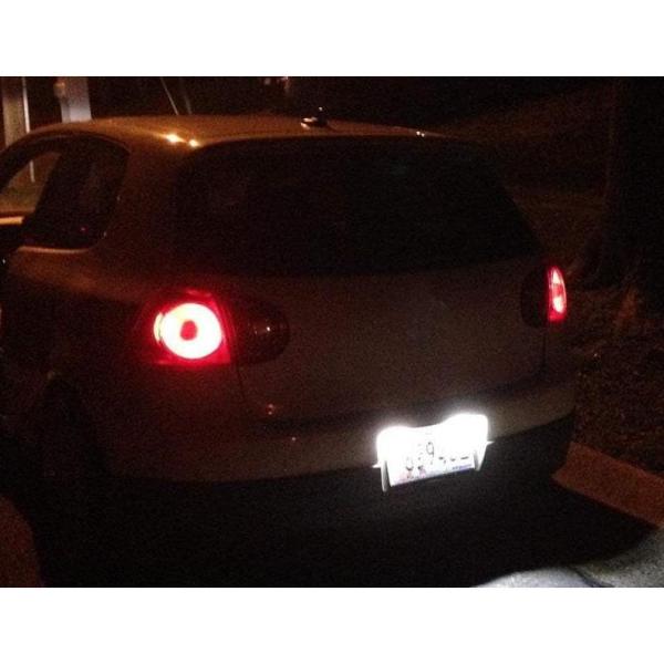 VW フォルクス ワーゲン 汎用 36連 LED ライセンスライト ライセンスランプ ナンバー灯 プ...