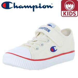 キッズスニーカー チャンピオン キッズセンターコートOX 軽量 CP KC001 白色 オフ ホワイト 即納