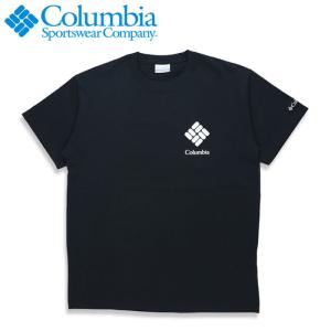 コロンビア 半袖 Tシャツ メンズ アウトドア UVカット ロゴTシャツ COLUMBIA PM0916 010 ブラック