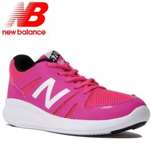 ニューバランス キッズスニーカー ジュニアサイズ シューズ ピンク NEWBALANCE 子供用 ガールズ