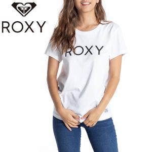 ロキシー ショートスリーブTシャツ 半袖 レディース クルーネック ロゴ ROXY RST211071 ホワイト