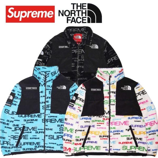 21FW Supreme x The North Face  Steep Tech Fleece J...