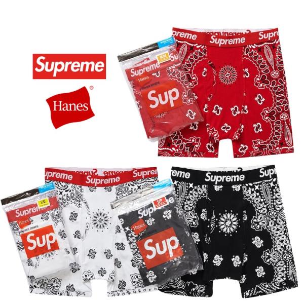 Supreme / Hanes Bandana Boxer Briefs (2 Pack)  シュプ...