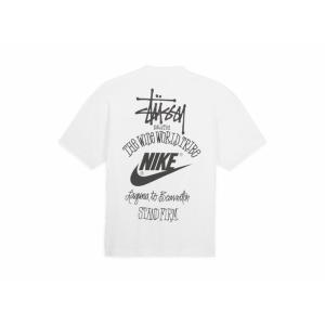 Stussy x Nike Men's T-Shirt White ステューシー x ナイキ メンズ Tシャツ ホワイト SS-561 S M L M