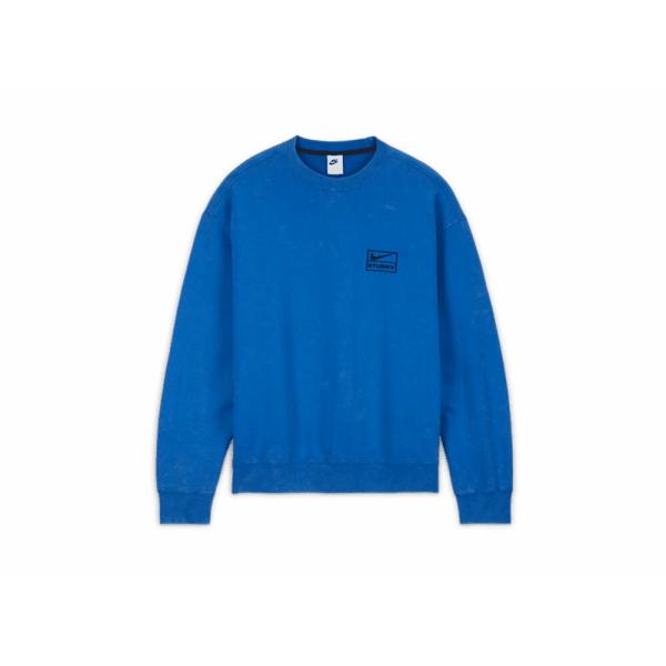 Stussy x Nike Acid Wash Crew  Blue ステューシー x ナイキ アシ...