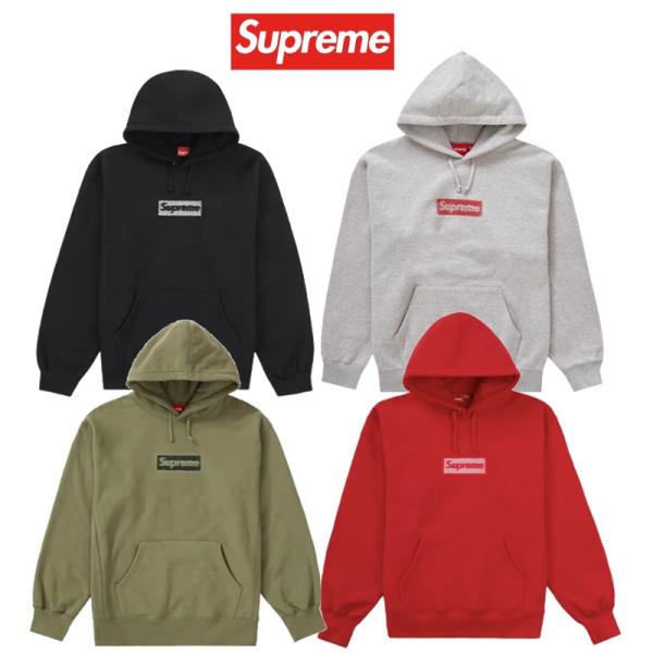 23SS Supreme Inside Out Box Logo Hooded Sweatshirt...