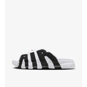 Nike Air More Uptempo Slide White and Black ナイキ エアモアアップテンポ スライド ホワイト アンド ブ 26cm