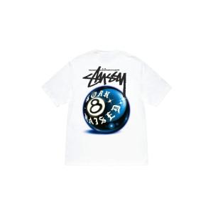 Stussy Born Raised 8 Ball Tee White ステューシー ボーン レイズド 8 ボール Tシャツ ホワイト【中古】新古