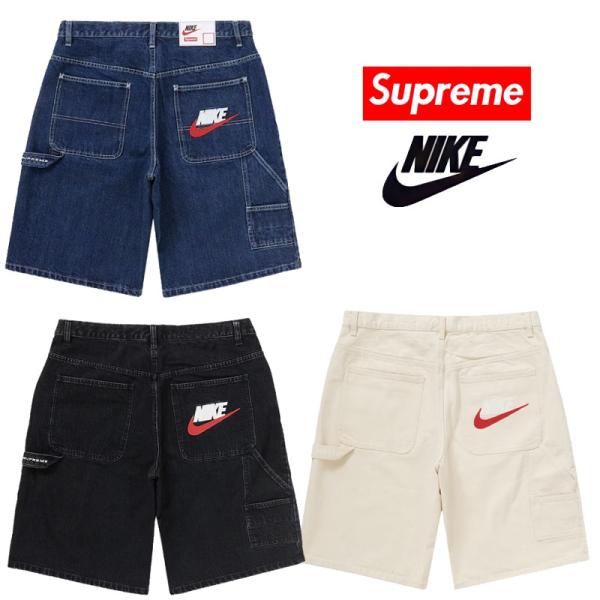 24SS Supreme Nike Denim Short Indigo 32