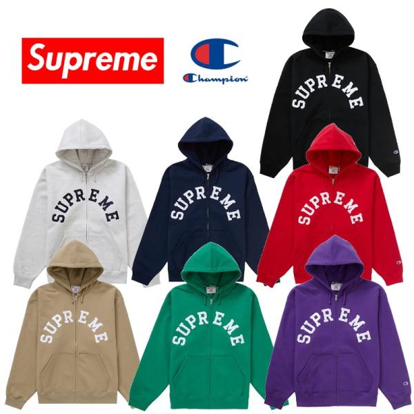 24SS Supreme Champion Zip Up H Red L