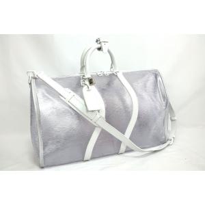 LOUIS VUITTON Wavy Keepall Bandouliere 50 Epi Plage White ルイヴィトン エピ プラージュ キ