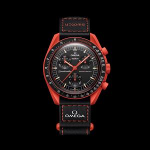 【新品未使用】Moonswatch Mission on Earth オメガ オメガ×スウォッチの新作ムーンスウォッチ「バイオセラミック