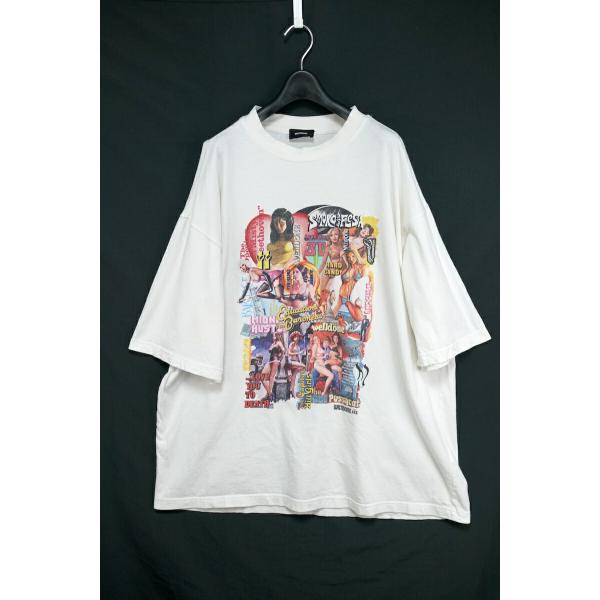 WE11DONE ウェルダン MOVIE COLLAGE ムービー コラージュ Tシャツ ホワイト ...