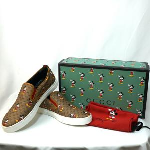 Gucci グッチ Disney ディズニー コラボ GG Supreme Mickey Mouse Sneakers GGスプリーム ミッキーマウス