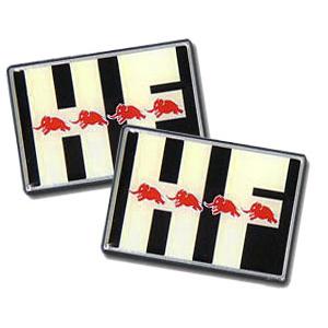 LANCIA DELTA EVO フェンダーHFエンブレム 2個セット