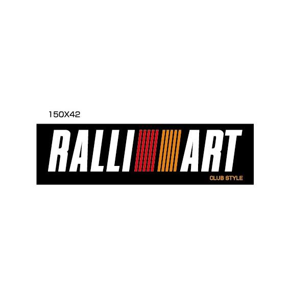 RALLIART CS ステッカー Ｓ (150x42mm)