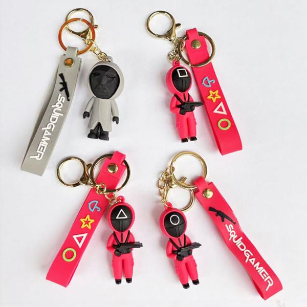 イカゲーム イカゲーム2 キーホルダー ネットフリックス 韓国ドラマ オジンオゲーム squidga...