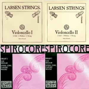 チェロ弦LARSEN/SPIROCOREセット/GCシルバー/(レターパックプラス発送)｜stringslabcom-2003