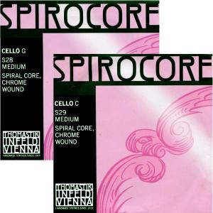スピロコア GCクロム巻 チェロ弦セット：
