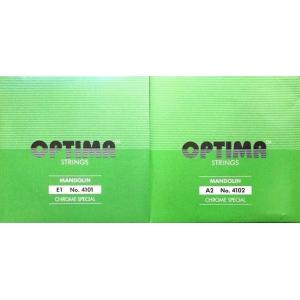 オプティマ グリーン E1 A2 8本セットマンドリン弦：