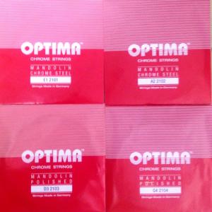 オプティマ マンドリン弦 ８本セット OPTIMA Red ：