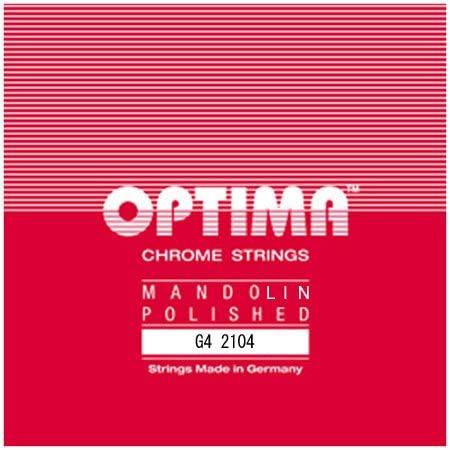 オプティマ マンドリン弦 赤 G4(普通郵便発送) OPTIMA Red (Chrome Strin...