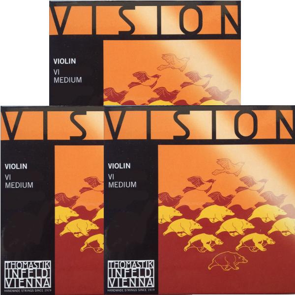 ビジョン ADaG線 セット【 ゆうパケット発送商品 】バイオリン用 ADG 3弦セット(D線 アル...