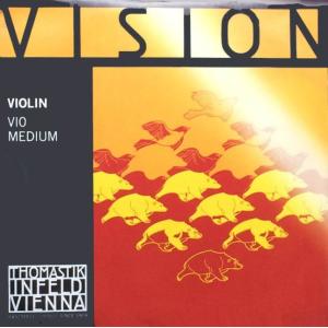 ビジョン ADG線３弦セット (D線シルバー巻) 4/4楽器用 分数バイオリン用も同です: