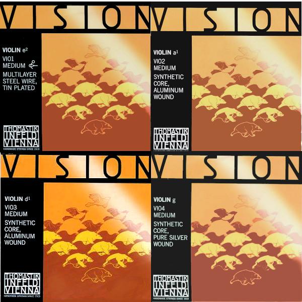 ビジョン EADaG線 セット【 ゆうパケット発送商品 】バイオリン用 EADG 4弦セット(D線 ...