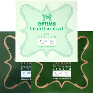 Goldbrokat Originar1本＋Premium2種 3本セット 普通郵便発送  4/4バイオリン用 E線 同一ゲージ同一エンドSet｜stringslabcom-2003