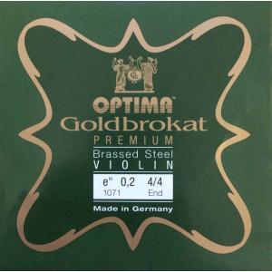 プレミアム 24Kゴールド 普通郵便発送 No.1061 Goldbrokat Premium 24 Karat Gold 4/4バイオリン用 E線