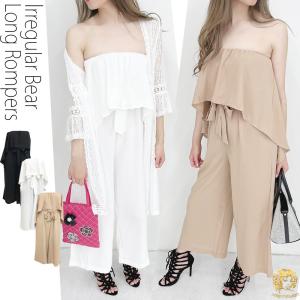 ベアトップオールインワンコーデ レディースオールインワン セットアップ の商品一覧 ファッション 通販 Yahoo ショッピング