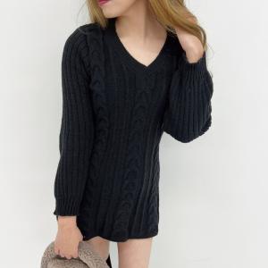 【SALE 70%OFF!!】ケーブルニットワ...の詳細画像3