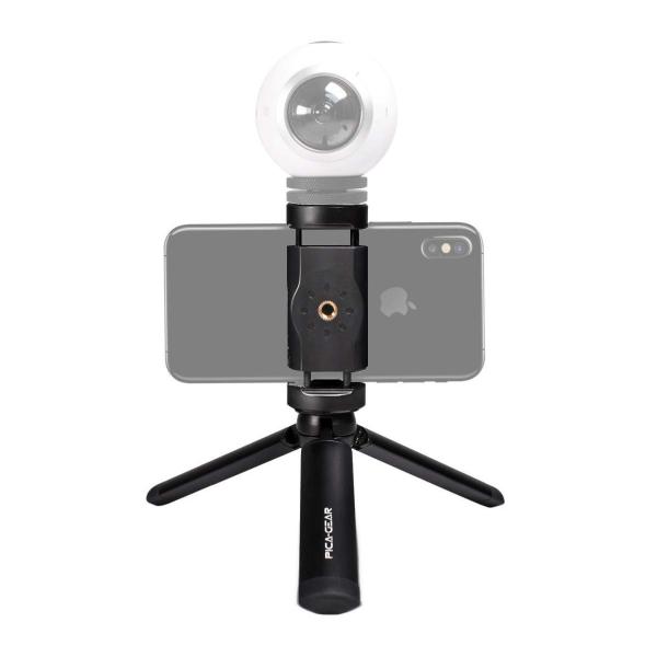 ピカギア(Pica-Gear) SNAP-GRIP マイク・照明搭載可 2Way ミニ三脚 Gopr...