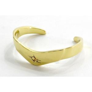 レッドムーン REDMOON ブレスレット バングル ゴールド 男女兼用 真鍮 0-bwb-b プレ...