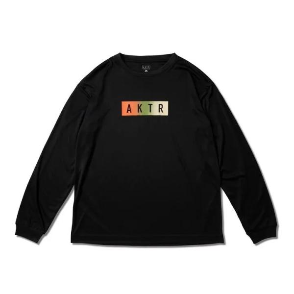 AKTR FADE BOX LOGO L/S SPORTS TEE 225-020005