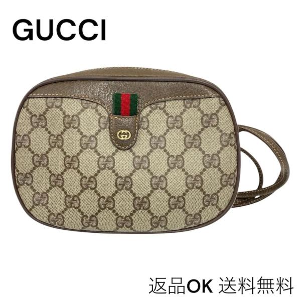 【返品OK】美品 GUCCI グッチ オールドグッチ シェリーライン GG柄 ショルダーバッグ 00...