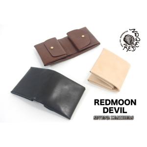 レッドムーン REDMOON DEVIL 短財布 ショートウォレット ミドルウォレット レザーウォレ...