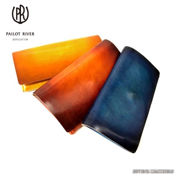 パイロットリバー PAILOTRIVER 財布 メンズ ロングウォレット レザーウォレット レッドム...