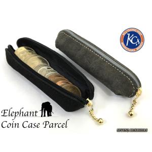 ケイシイズ ケーシーズ KC,s パセルスコインケース エレファント 本革 男女兼用 象革 牛革 全...