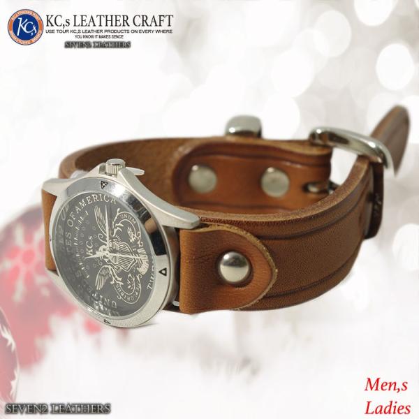 ケイシイズ ケーシーズ KC,s バックル2カウハイド 腕時計 メンズ 牛革 本革 全4色 ksr5...