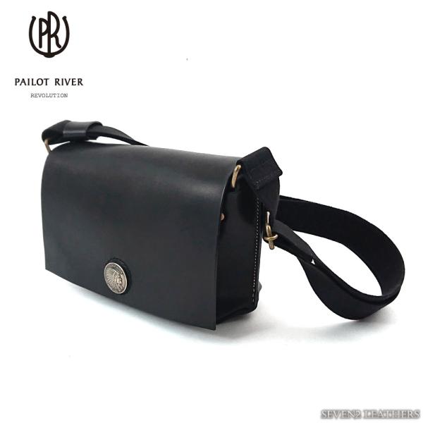 パイロットリバー PAILOTRIVER ショルダーバッグ コンチョ メンズ レディース レザー 牛...
