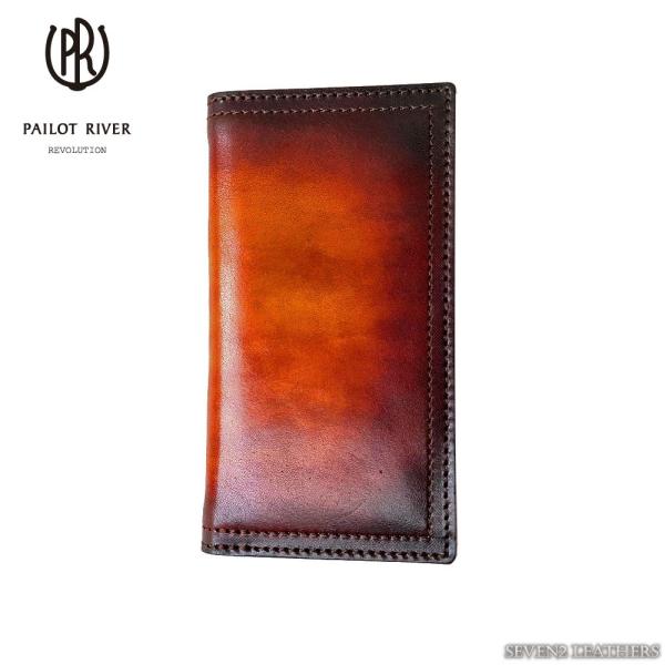 パイロットリバー PAILOTRIVER スマホカバー iPhoneカバー 本革 手染め カードケー...