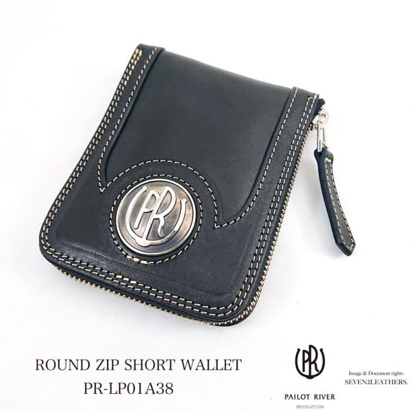 パイロットリバー PAILOTRIVER 短財布 メンズ ショートウォレット レッドムーン 男女兼用...