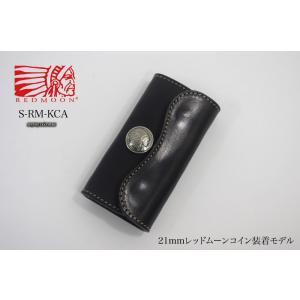 レッドムーン REDMOON キーケース レザーキーケース 本革 全3色 男女兼用 牛革 コンチョ ...