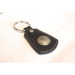 レッドムーン REDMOON キーリング キーホルダー 全3色 男女兼用 牛革 コンチョ s-rm-...