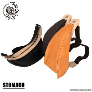 レッドムーン REDMOON ボディバッグ ショルダーバック バイカーズ 全3色 牛革 コンチョ メンズ レディース ブランド プレゼント STOMACH