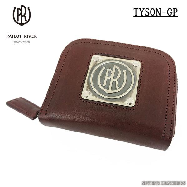 パイロットリバー PAILOT RIVER ミニ財布 カード入れ ラウンドファスナー ハーフウォレッ...